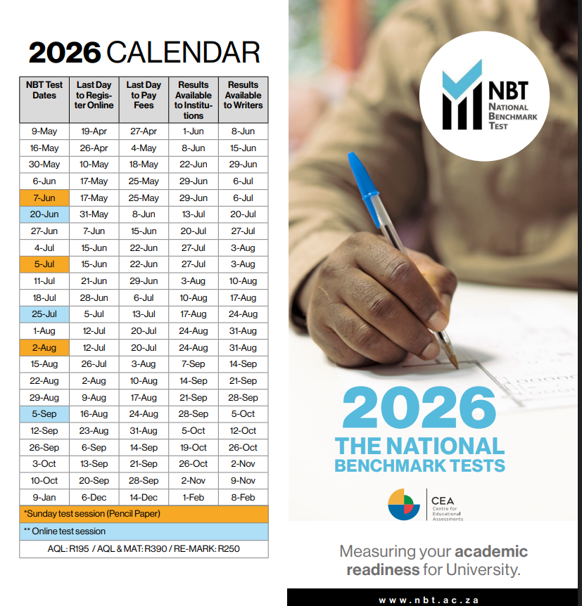 2026 The National Benchmark Calender